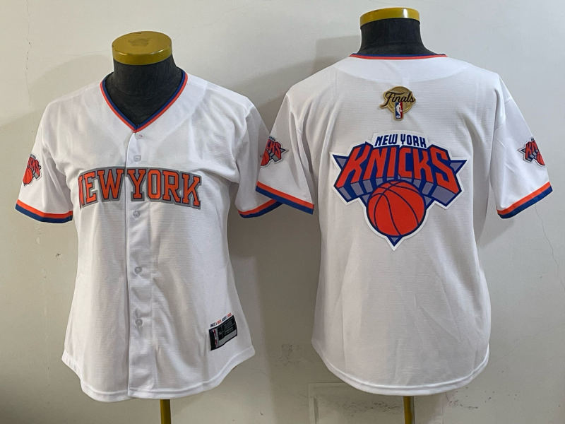Men New York Knicks blank white 2026 Nike NBA jersey 0625006